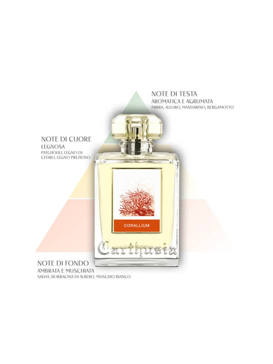 Carthusia Corallium Eau de Parfum 100 ml – Profumo Donna Floreale Marina Elegante - Acque Profumeria