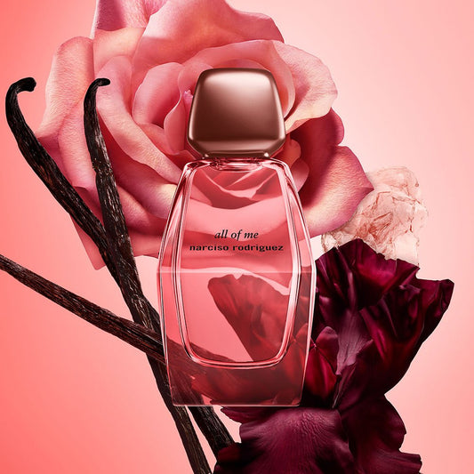 Narciso Rodriguez All Of Me Eau de Parfum Intense 90 ml – Profumo Donna Floreale Muschiato alla Vaniglia - Acque Profumeria