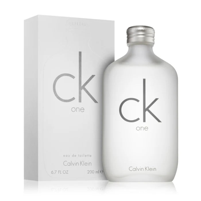 Calvin Klein CK One Eau de Toilette 200 ml – Profumo Unisex Agrumato Aromatico