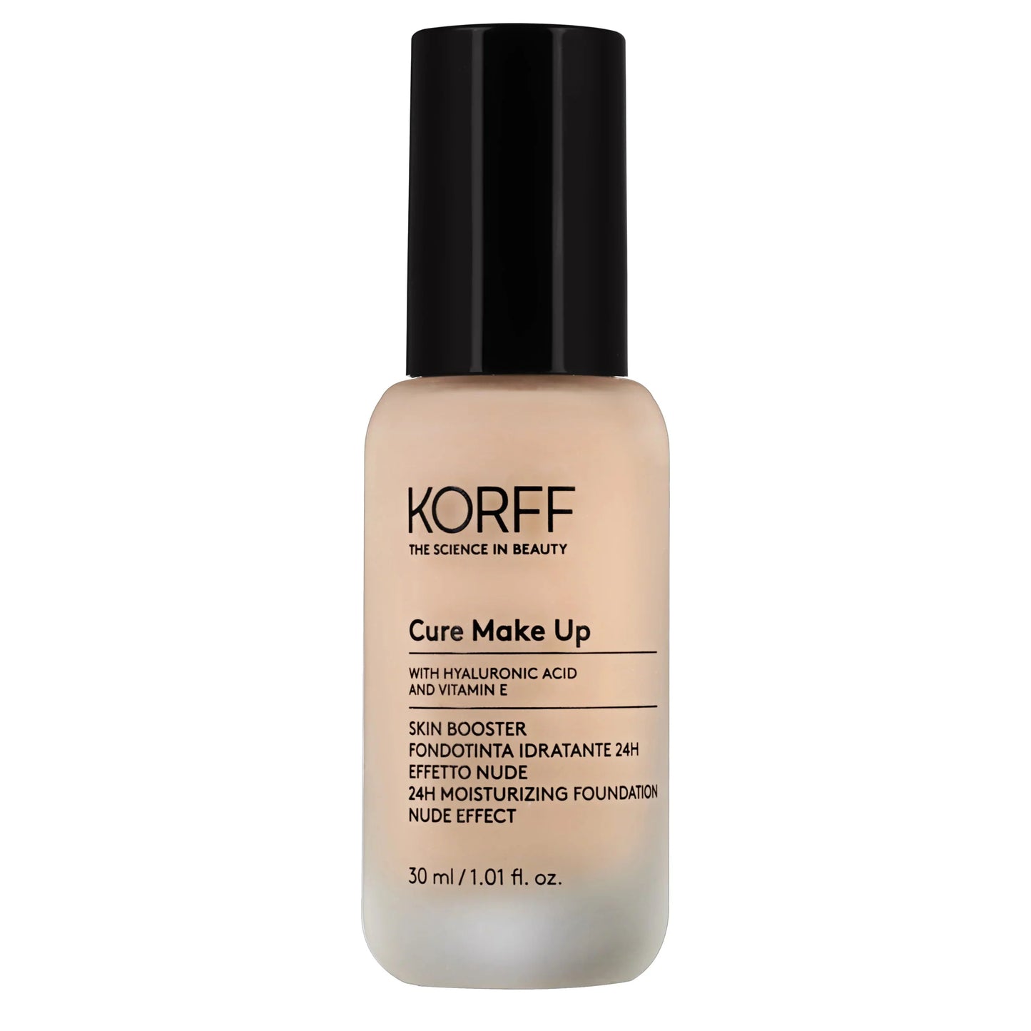 Fondotinta Fluido Illuminante Korff SPF15 30ml con Acido Ialuronico – Effetto Glow Luminoso