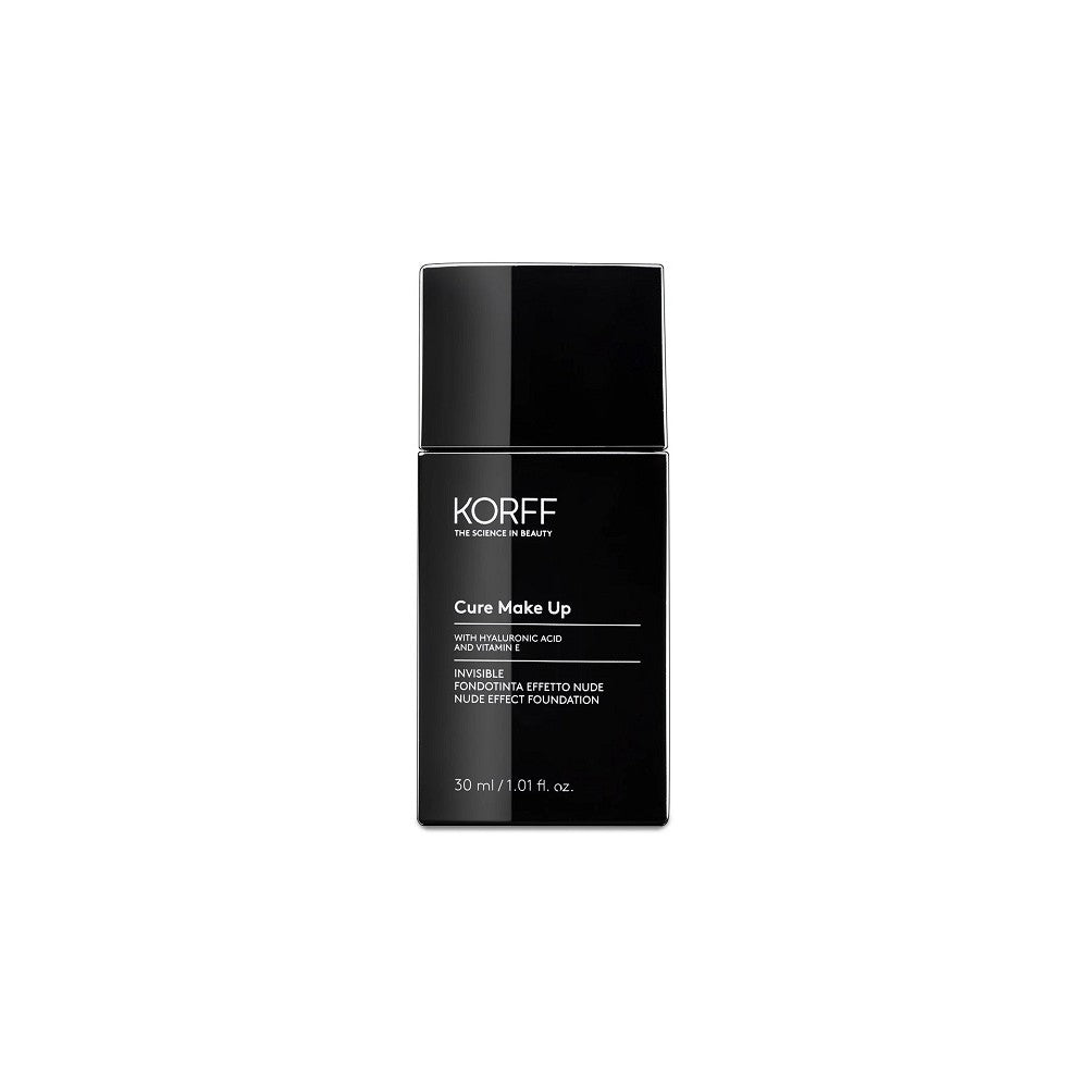 Korff Cure Make Up Invisible Fondotinta Effetto Nude Con Acido Ialuronico e Vitamina E