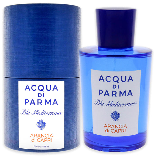 Acqua di Parma Blu Mediterraneo Arancia di Capri Eau de Toilette 180 ml – Profumo Unisex Agrumato Fresco Mediterraneo Originale
