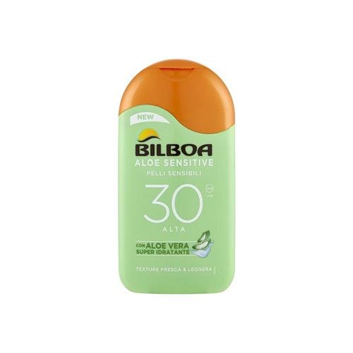 Bilboa Aloe Latte Solare SPF30 200ml – Latte Solare Protezione Media Idratante - 100ml Profumeria