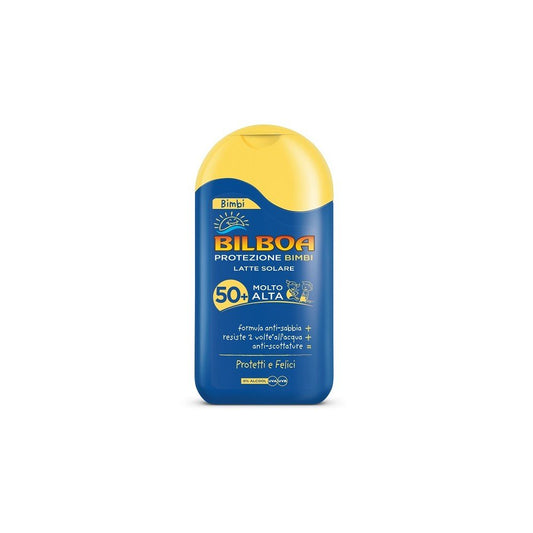 Bilboa Bimbi Latte Solare SPF50+ 200ml – Solare Bambini Protezione Molto Alta Idratante - 100ml Profumeria