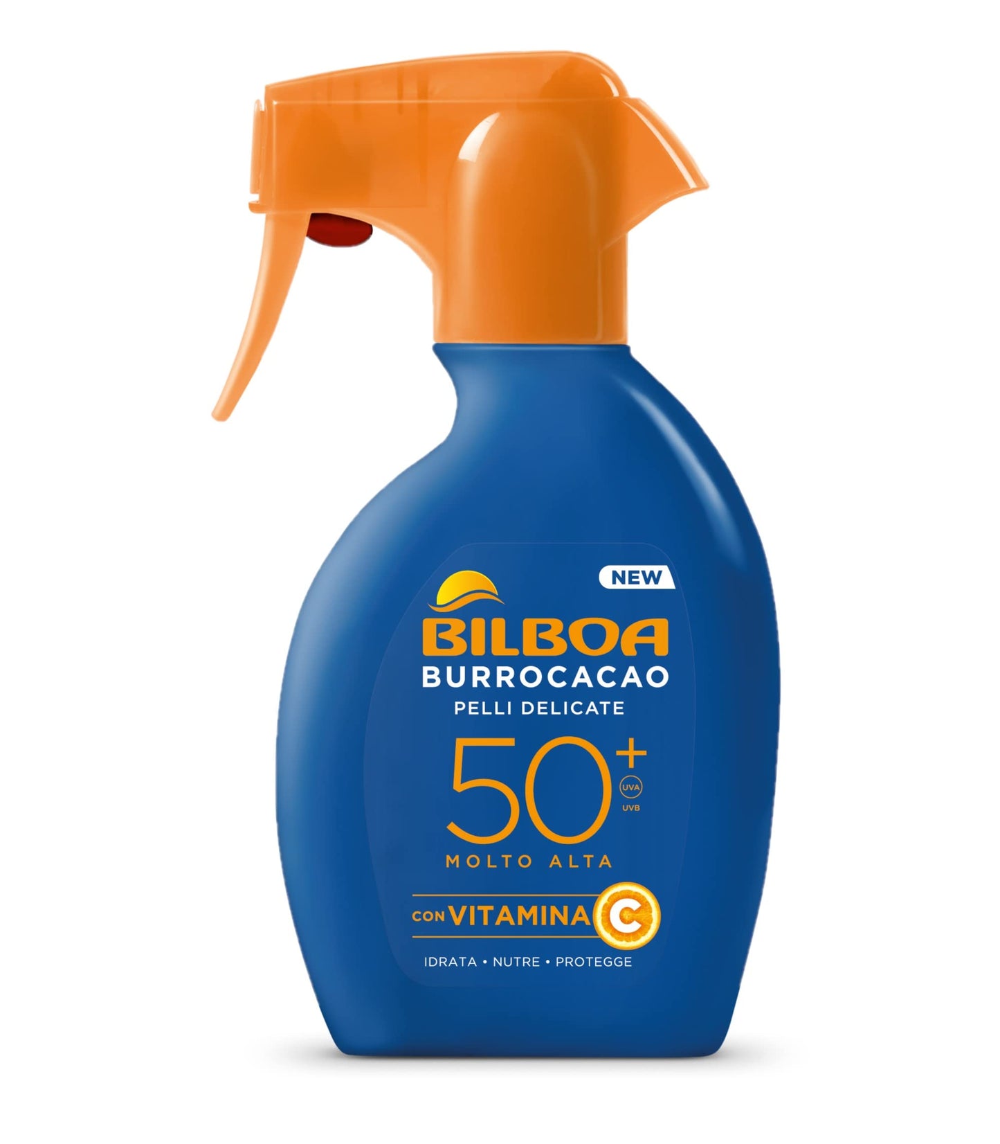 Bilboa Burrocacao Trigger Solare 200ml – Spray Solare Nutriente Profumo Cacao SPF20 SPF30 SPF50+ - 100ml Profumeria