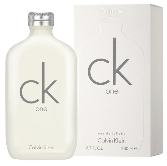 Calvin Klein CK ONE Eau de Toilette 200 ml profumo unisex agrumato fresco originale