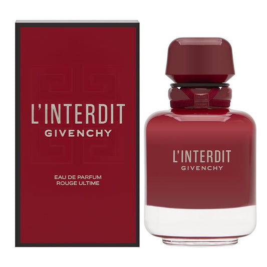 Givenchy L'Interdit Rouge Ultime Eau de Parfum 80 ml – Profumo Donna Orientale Floreale Intenso - 100ml Profumeria