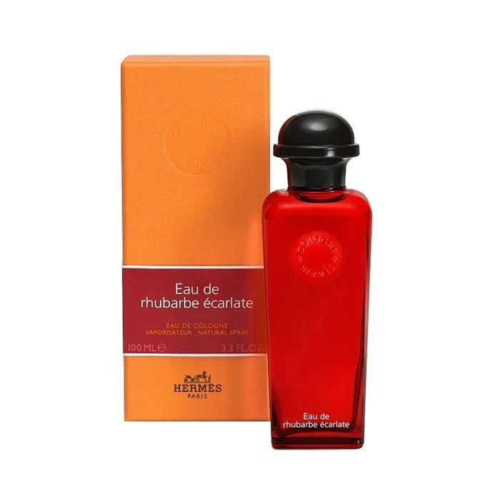 Hermès Eau de Rhubarbe Écarlate Eau de Cologne 100 ml – Profumo Unisex Fresco Vegetale - Acque Profumeria
