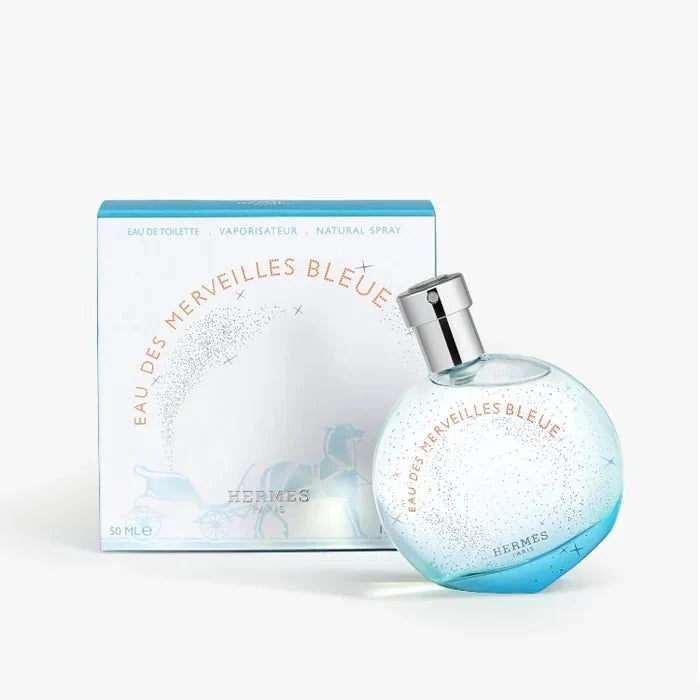 Hermes - Eau des Merveilles Bleue Eau de Toilette – Profumo Donna Legnoso Aromatico Marino 