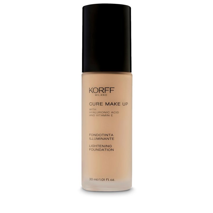 Korff Cure Make Up Fondotinta Fluido Illuminante Con Acido Ialuronico e Vitamina E SPF15 30 ml - Acque Profumeria
