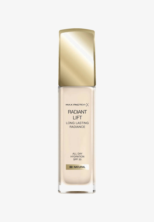 Max Factor Radiant Lift Long Lasting Radiance SPF30 30 ml – Fondotinta Lunga Durata Effetto Lifting - 100ml Profumeria