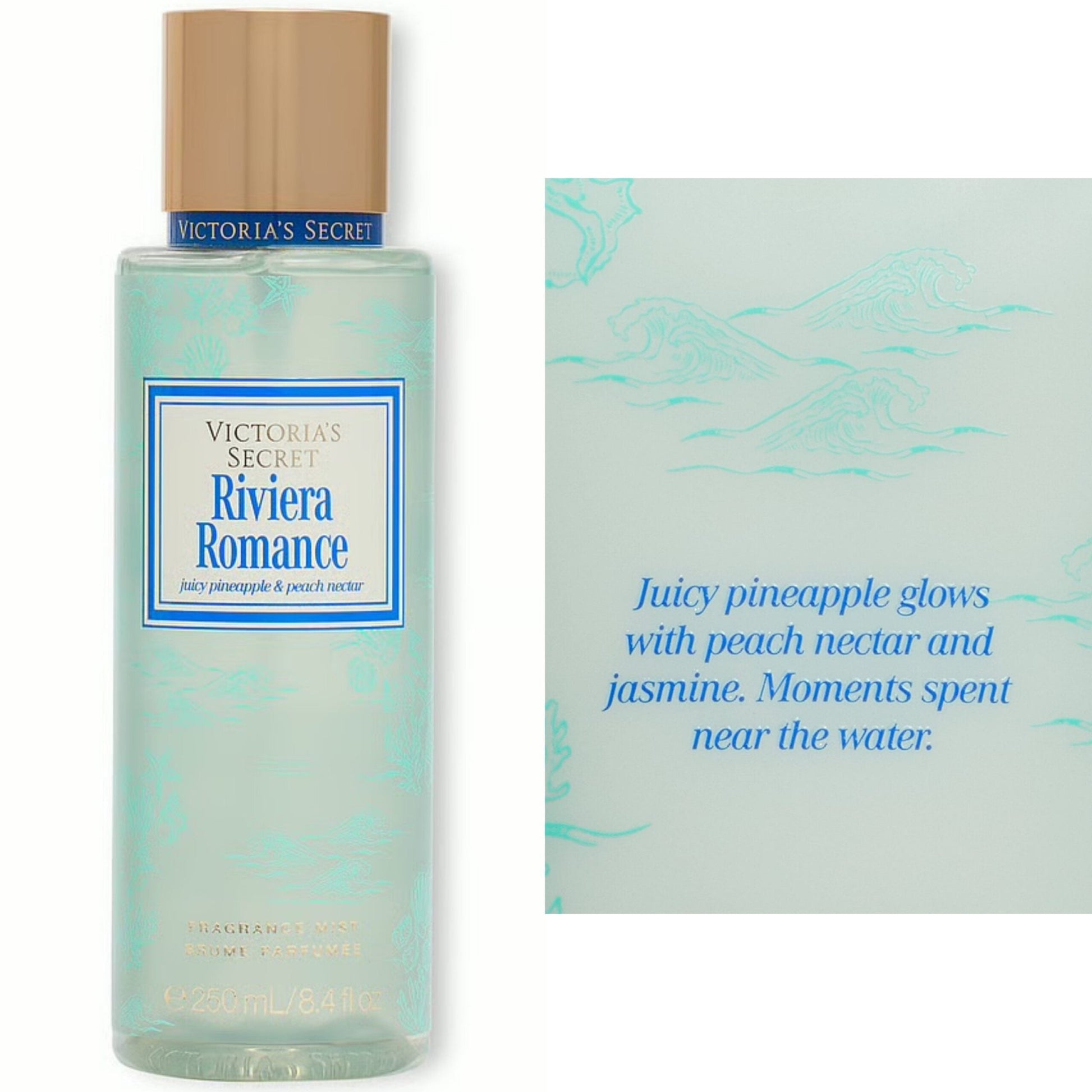 Victoria's Secret Riviera Romance Body Mist 250ml - 100ml Profumeria